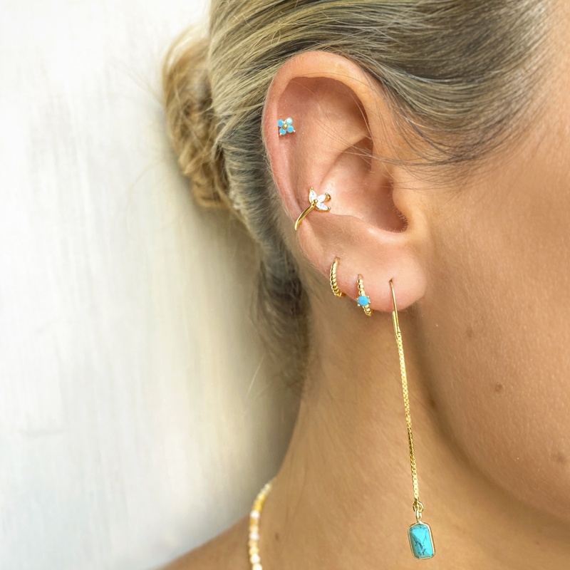 Pendiente Earcuff oro Lissa 2