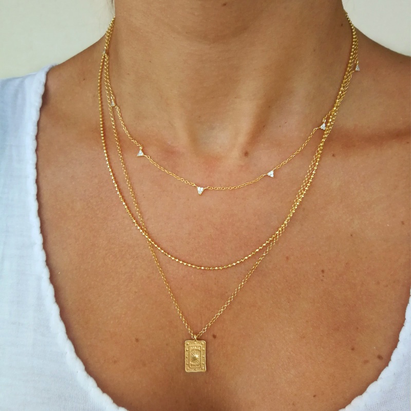 collar bolitas plata 2