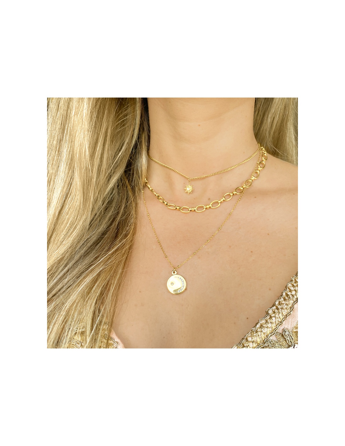 Collar Mini star acero Collar Mini star acero