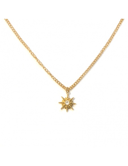 colgante mini estrella acero oro colgante mini estrella acero oro