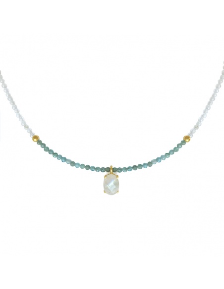 Choker piedra luna
