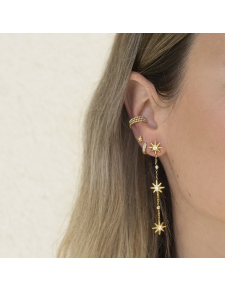 pendientes estrellas acero