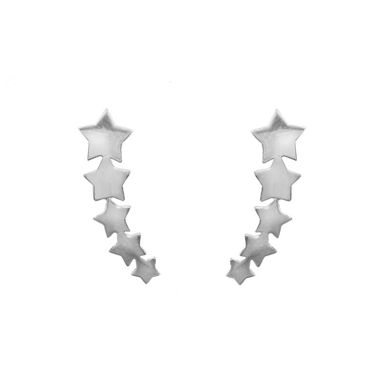 Pendientes plata Constelación