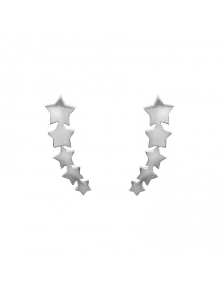 Pendientes plata Constelación