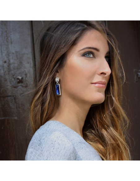 Pendientes swarovski-oceano