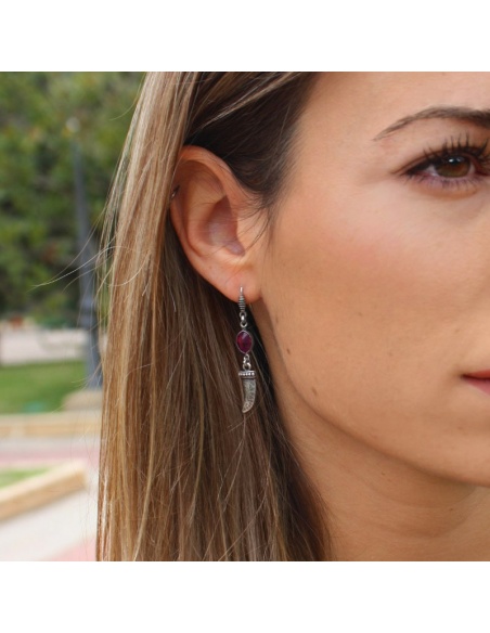 Pendientes swarovski cuerno Filipinas