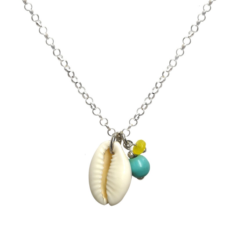 Collar concha plata