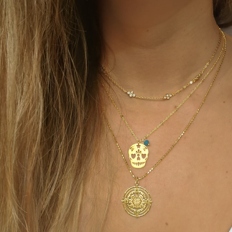 Colgante calavera México 2