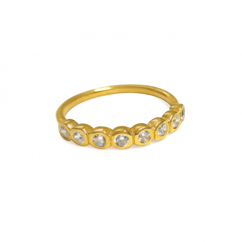 Anillo circonitas oro Anillo circonitas oro